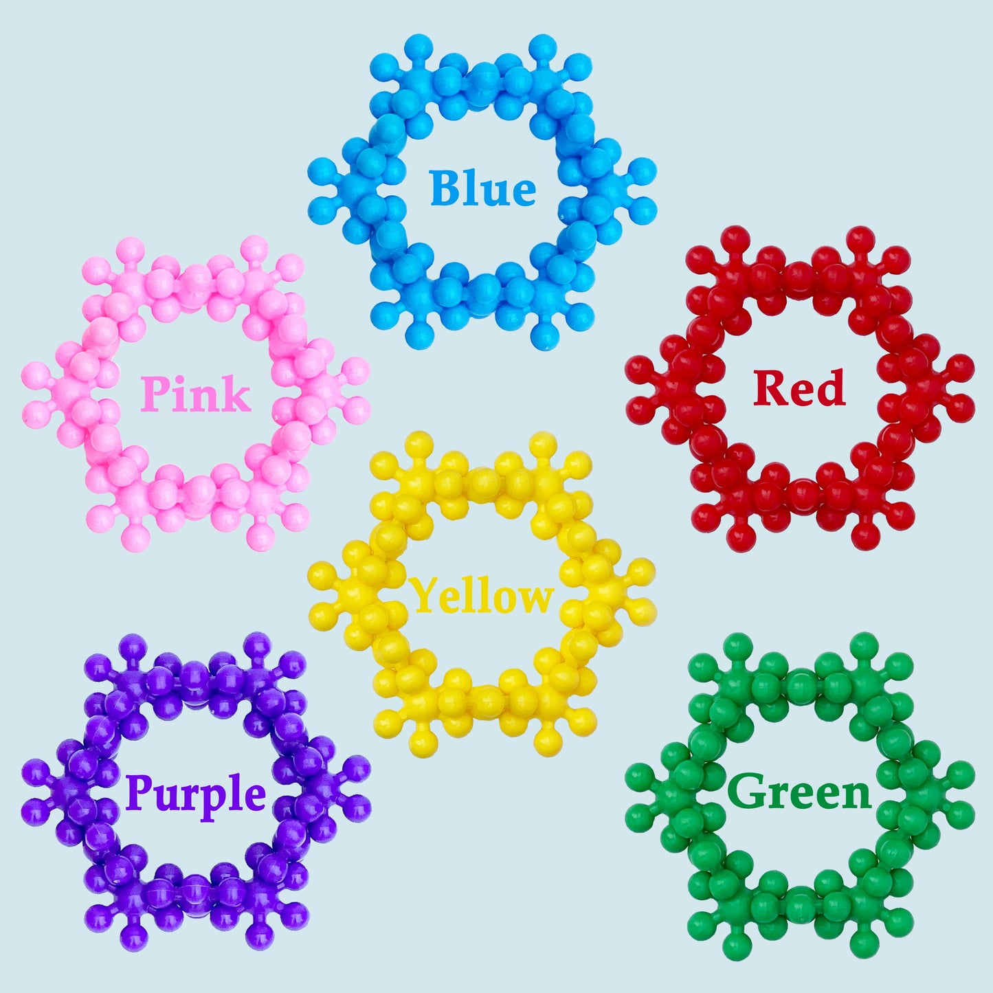 Kid'S Interlocking Building Disc Set, 100 Piece