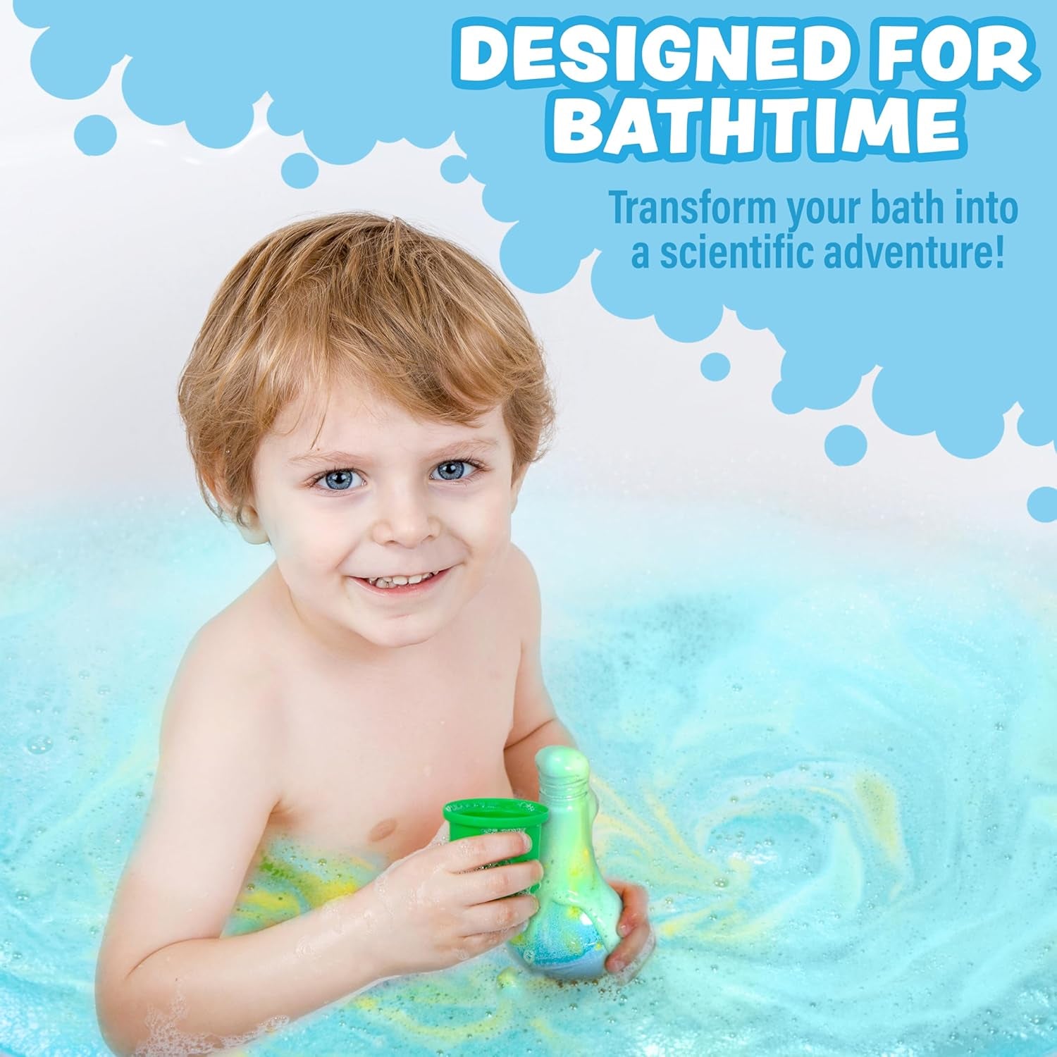 ® Kids Bath Bomb Potion™ Bath Toy, Variety 6 Pack, Nontoxic, Fizzes, Foams & Bubbles with an Eruption of Color