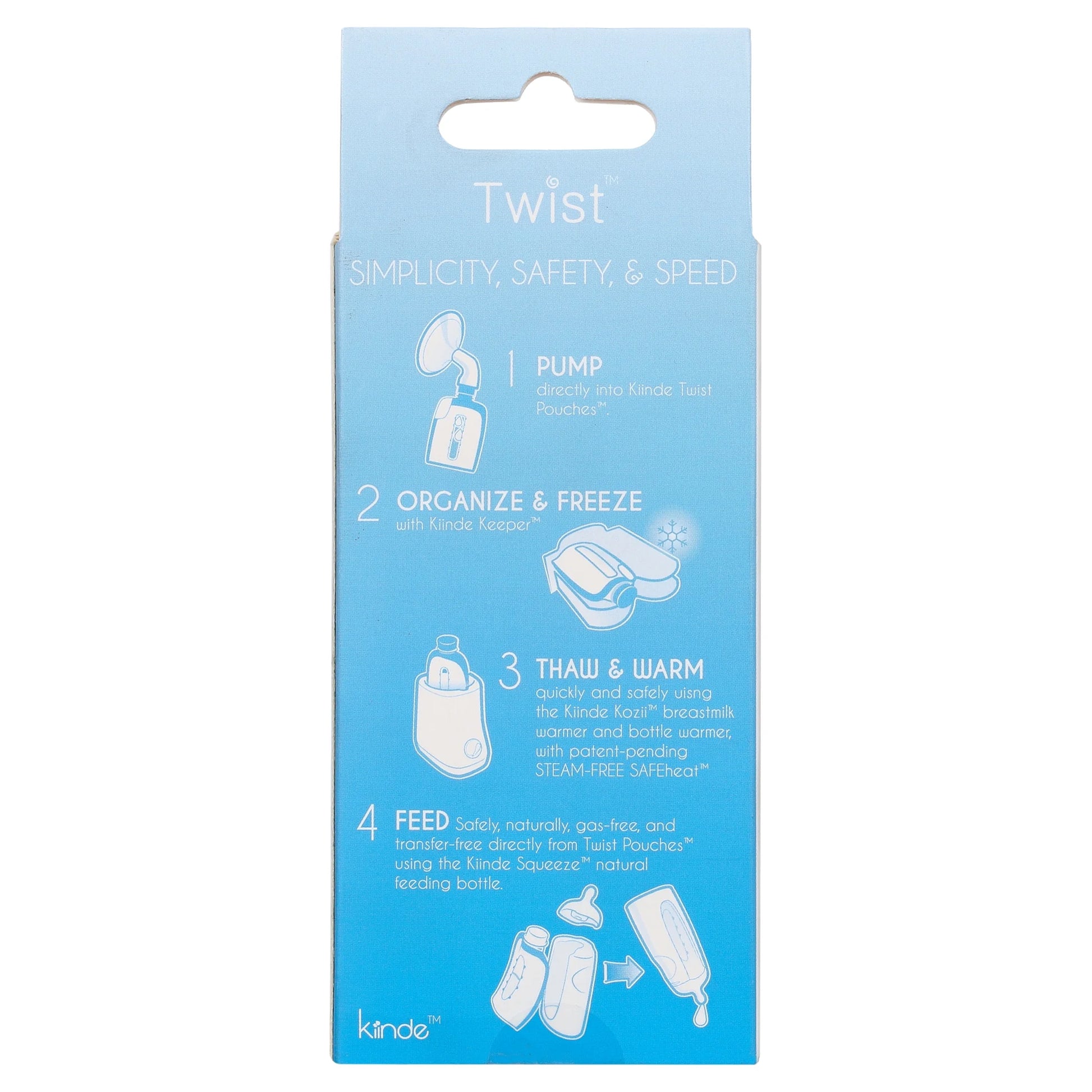 Twist Pouch 2-Piece Baby Bottle Nipple Brush Set for All Brands/Parts