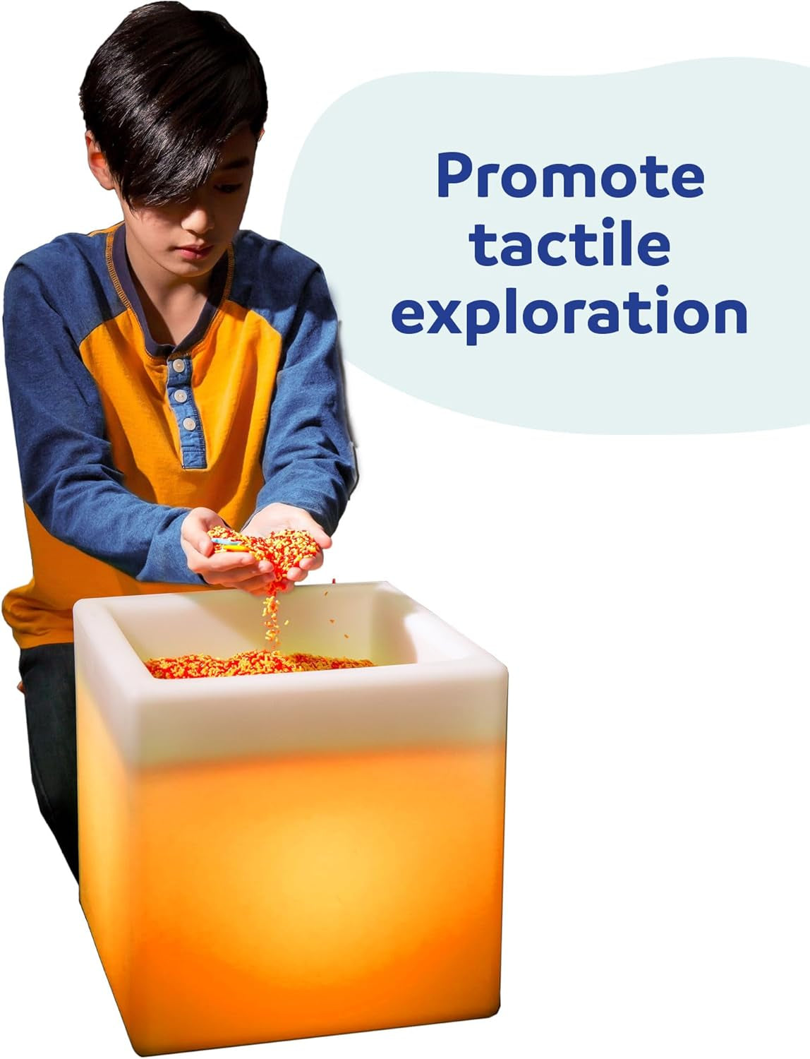 Limelite LED Sand Table, Color Light up Sensory Bin Table for Kids 5+
