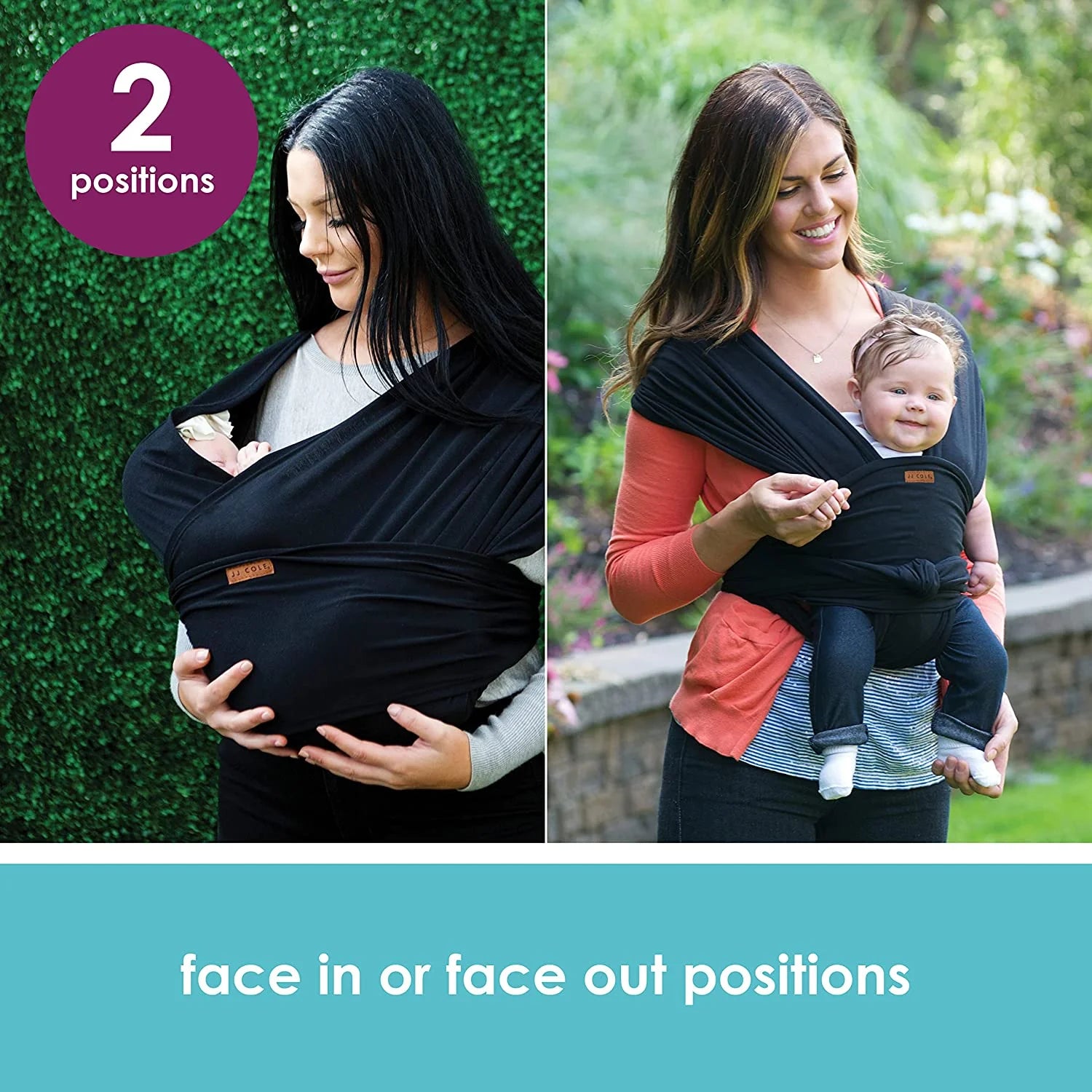 Agility Flex Stretch Baby Carrier – Infant Carrier to Toddler Carrier 8 to 35 Pounds – 1 Size Fits Most – Women 6-20 and Men XS-2X
