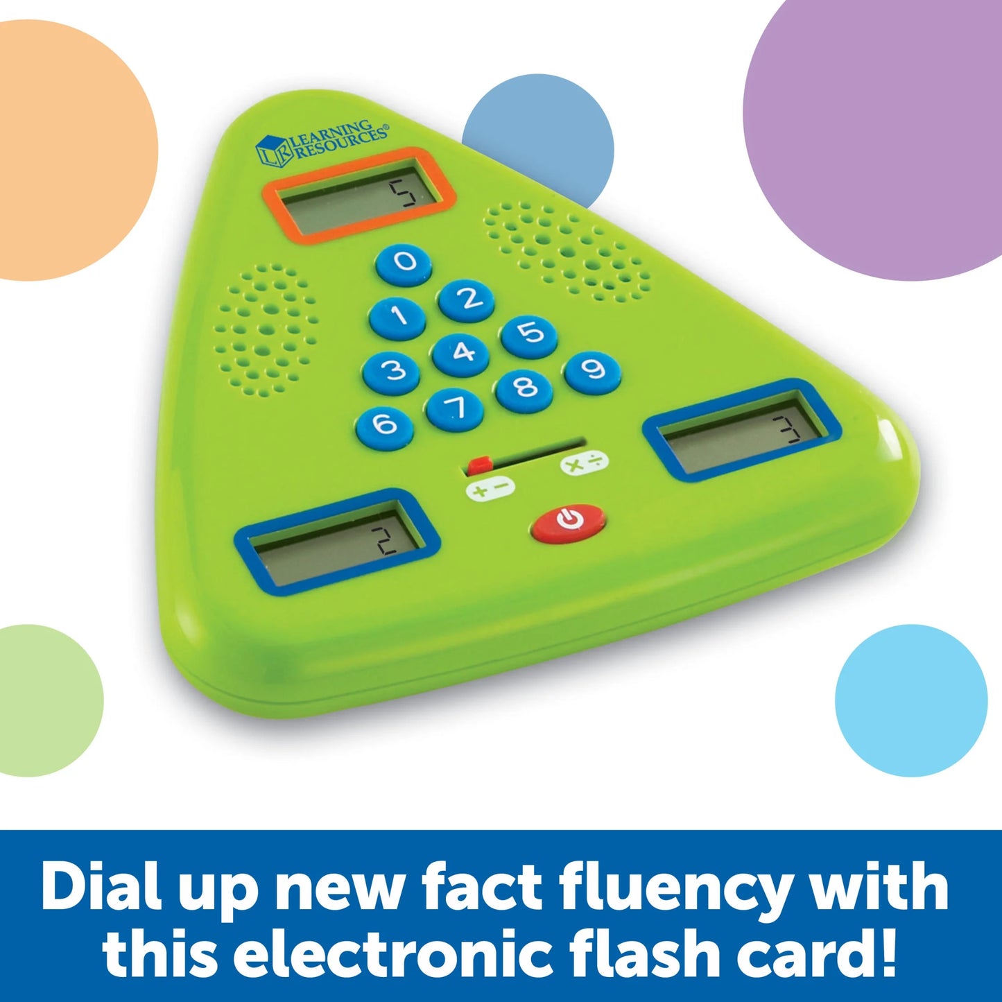 Minute Math Electronic Flash Card™, Math Games, Homeschool, Early Algebra Skills, for Kids Girls Boys, Ages 6, 7, 8+