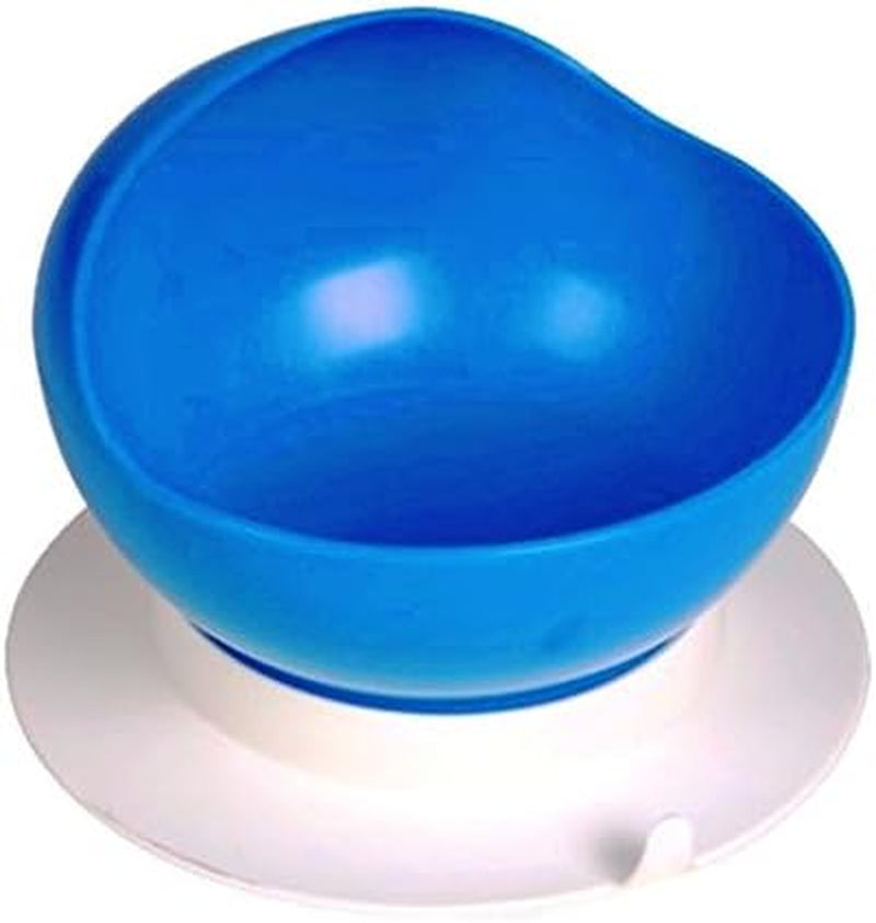 SP Ableware Scooper Bowl with Suction Cup Base, Blue