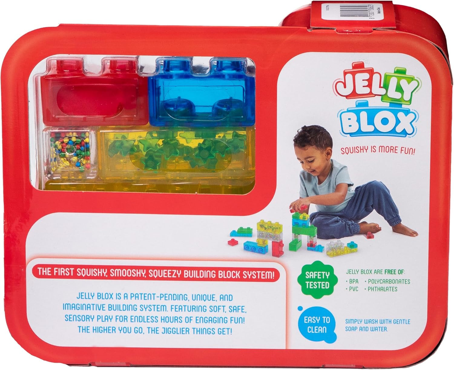 Jelly Blox Creative Kit,  Includes 20 Blocks,  Squeeze, Stretch and Squish