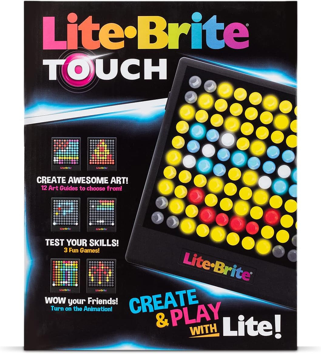 Lite-Brite Touch, Light up Portable Stem Sensory Learning Toy