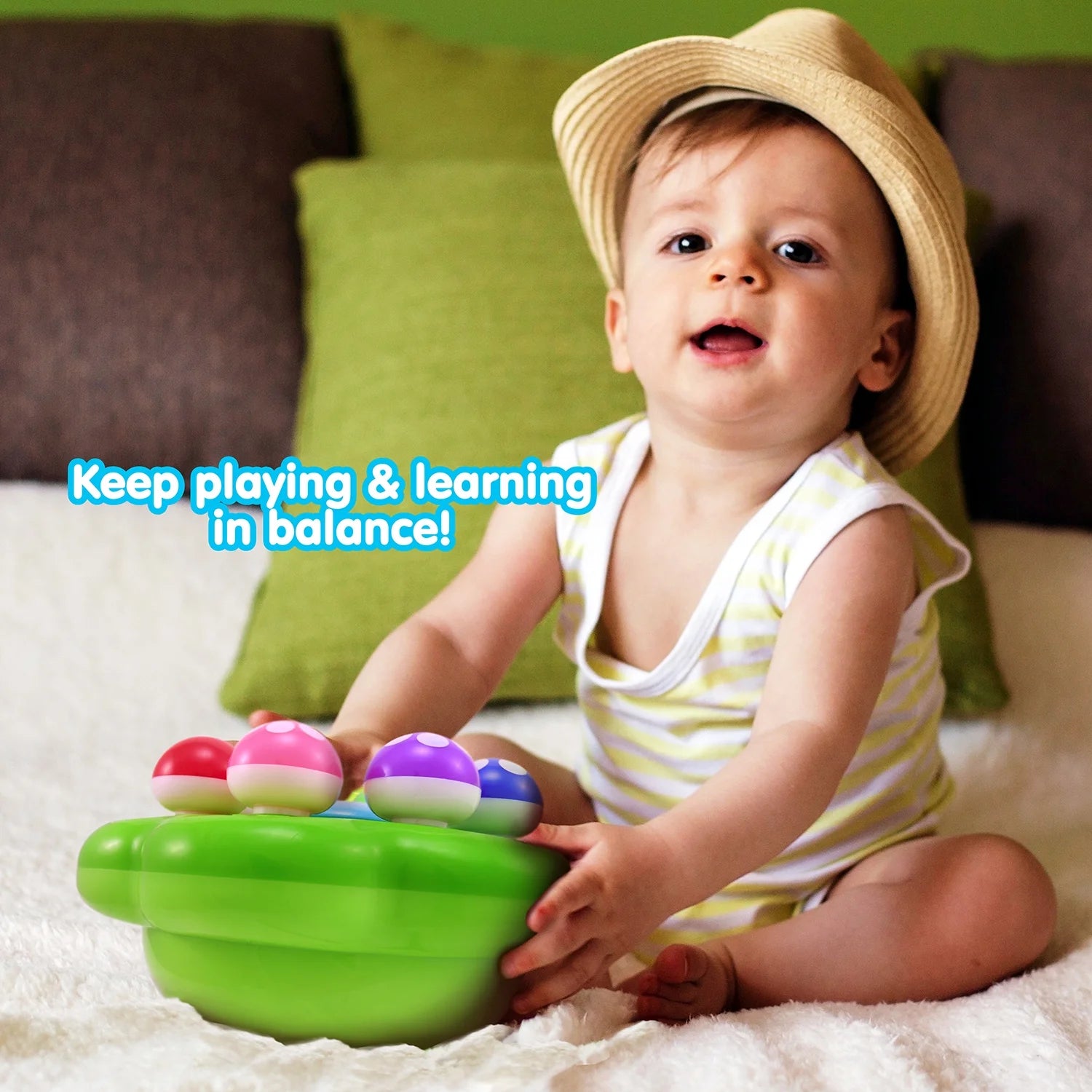 Mushroom Garden - Music Toy Learn Counting for Toddlers Babies 1- 3 Year