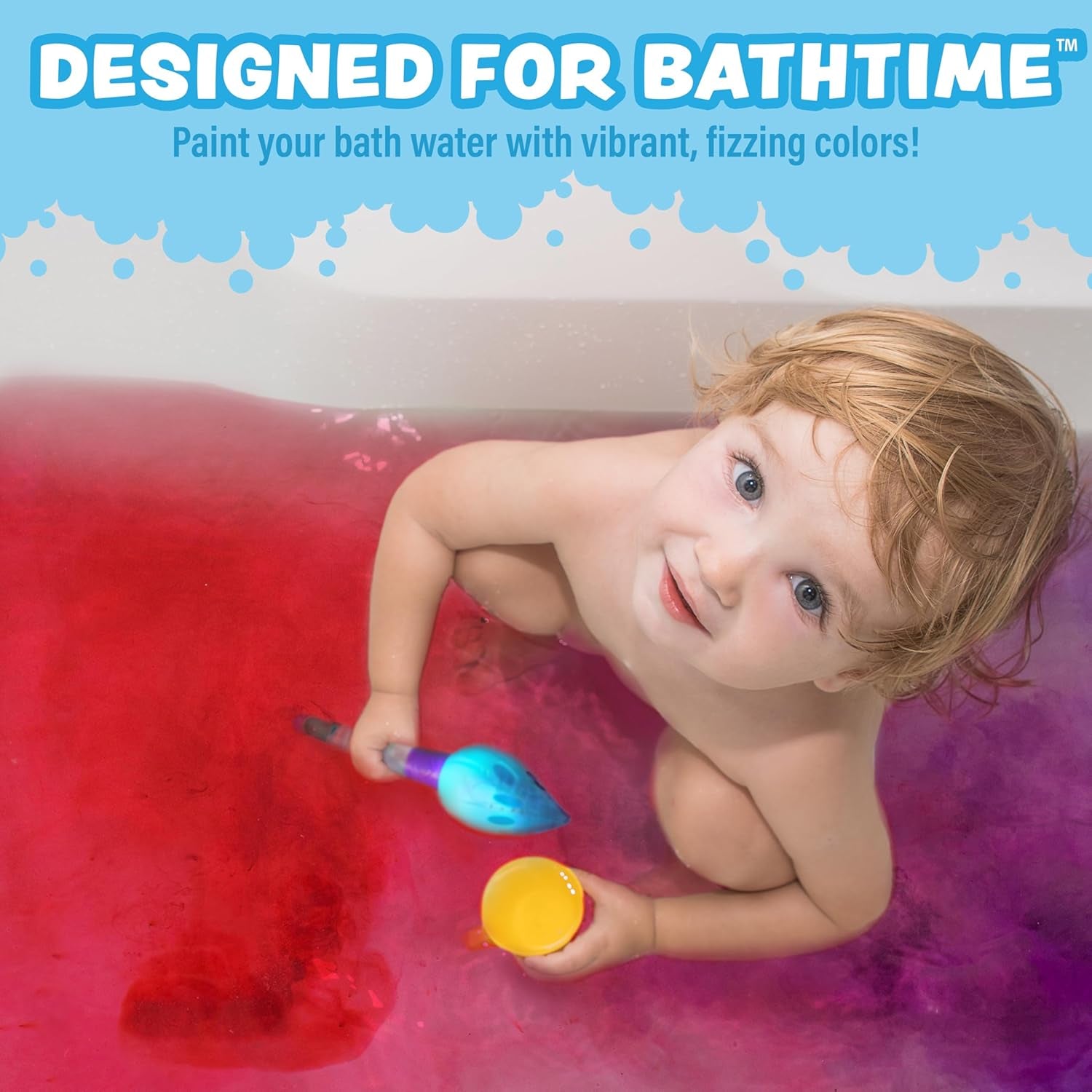 ® Bath Color Brush™ Kids Bath Bomb Set, Nontoxic & Fragrance-Free