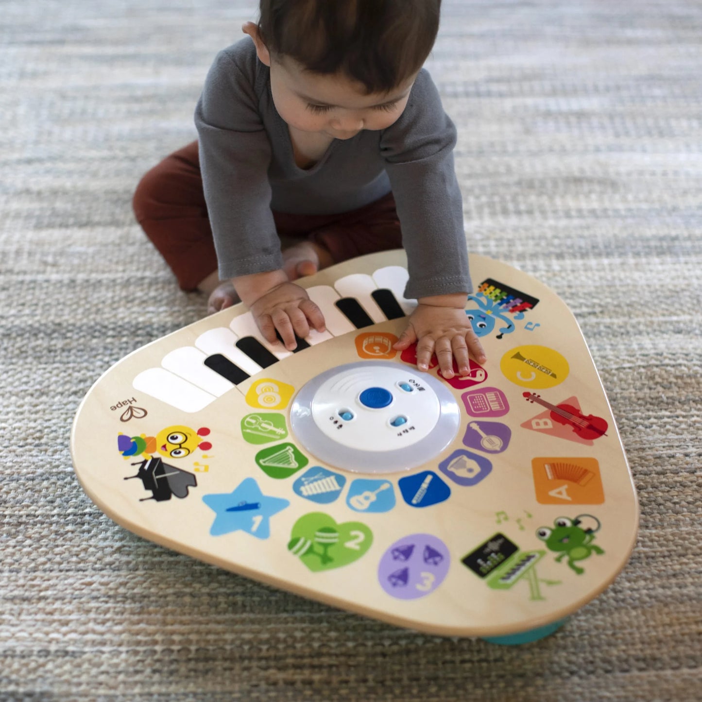 Clever Composer Tune Table Magic Touch Electronic Wooden Activity Toddler and Baby Toy, Ages 6 Months +