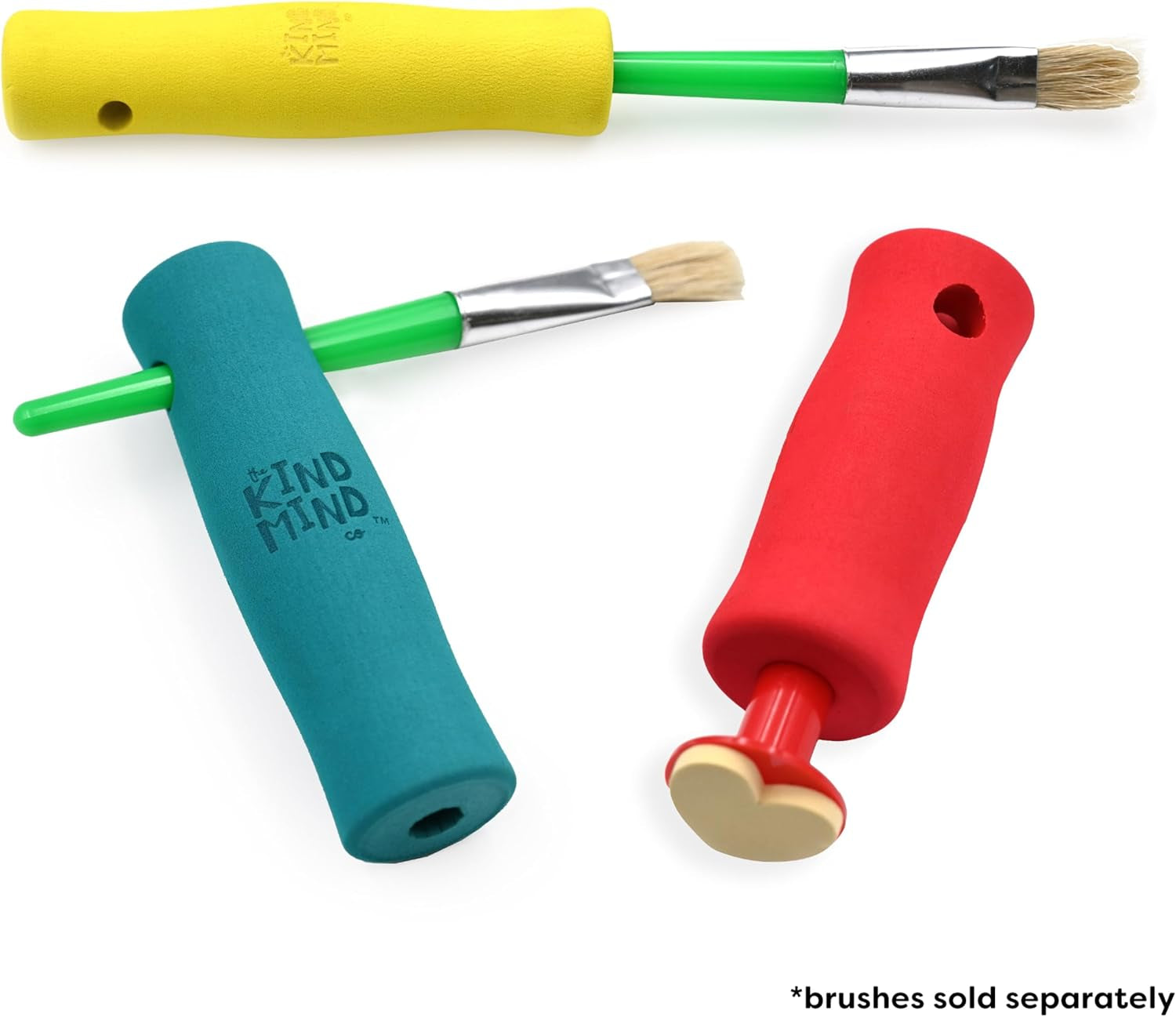 Adaptive Foam Grip Set - the Kind Mind Company™. Mobility Art Aid 
