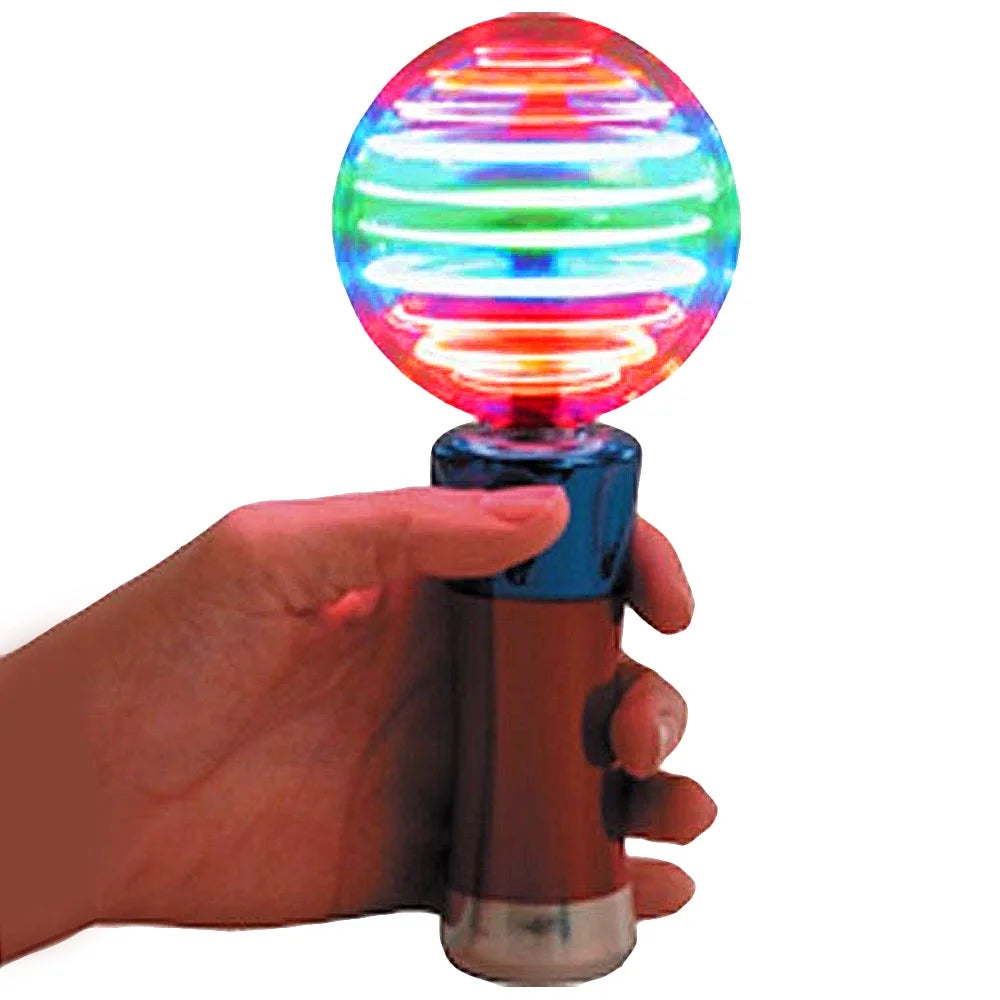Light up Toy for Kids - LED Spinning Magic Ball Wand Visual Sensory Toy